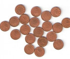 monedas de cobre